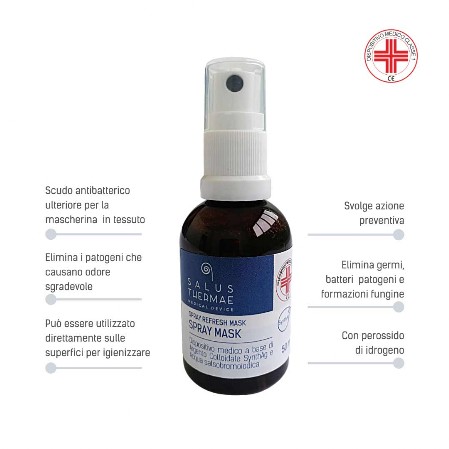 SPRAY MASK MEDICAL DEVICE CON ARGENTO COLLOIDALE